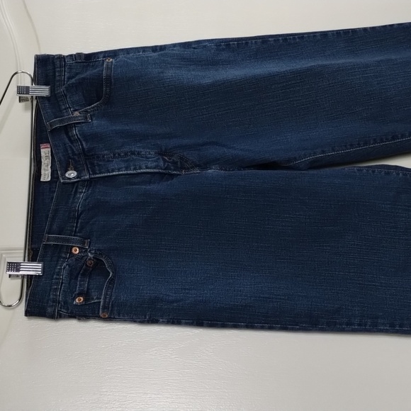 Levi's 512 perfectly slimming denim jeans, 28" inseam straight leg, size 14 - Picture 2 of 12